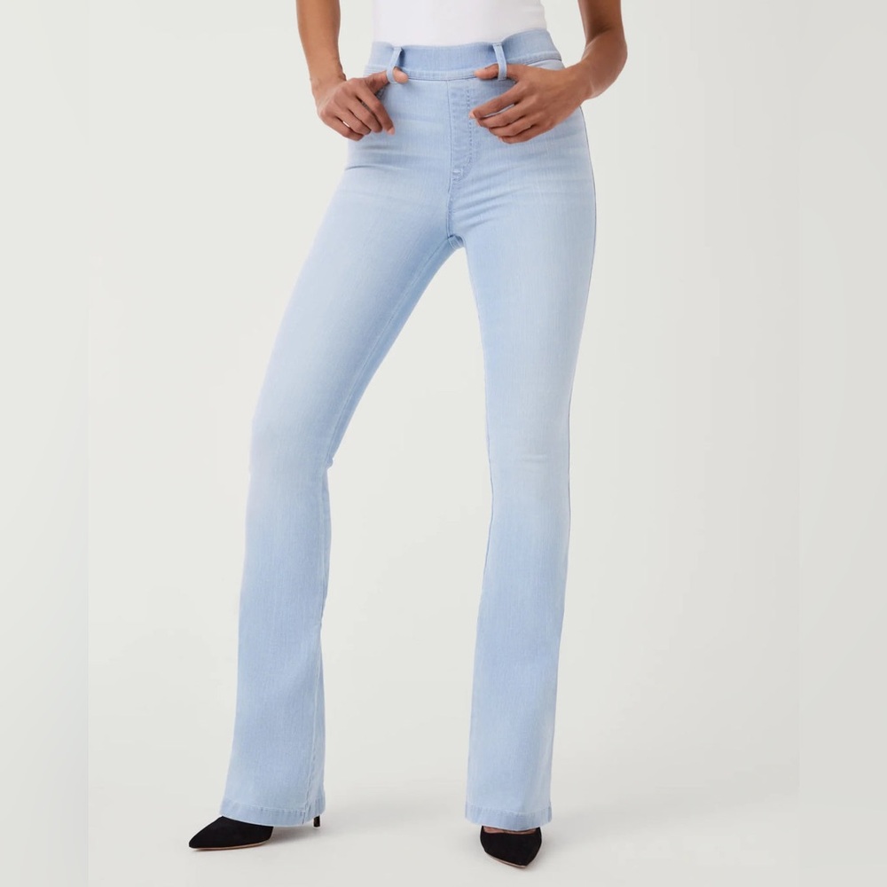 Light Blue Women's High-Rise Bootcut Jeans